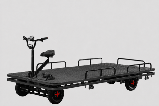An existing electric flatbed platform